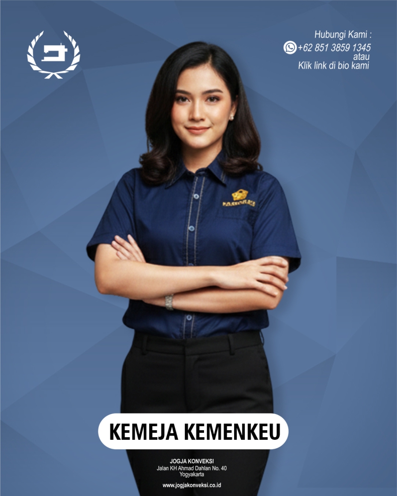 Kemeja Kementrian Keuangan Purbaya - Jogja Konveksi