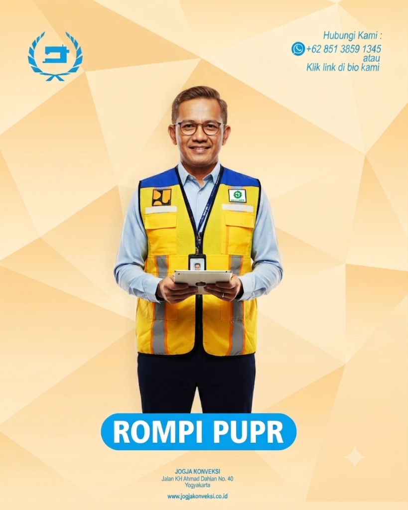 Konveksi Rompi PUPR - Jogja Konveksi