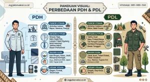 Perbedaan Seragam PDH dan PDL konveksi jogja