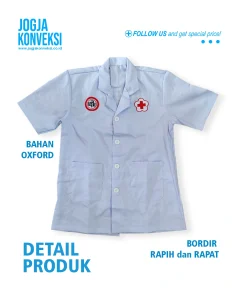 detail dan desain produk jas lab jogja konveksi